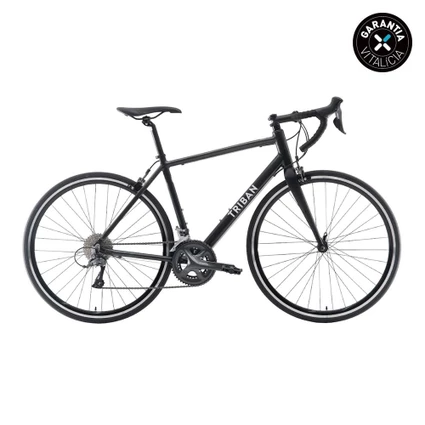 Decathlon | Bicicleta Adulta de Estrada RC120 Triban Preta