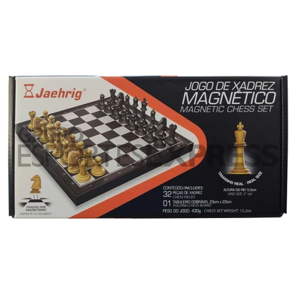 Decathlon | Jogo Xadrez Magnético Portátil e Dobrável - Jaehrig - J038
