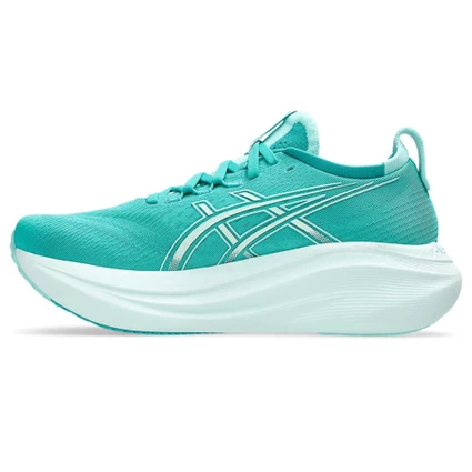 ミント Decathlon | Tênis Feminino de Corrida Nimbus 27 Asics Verde