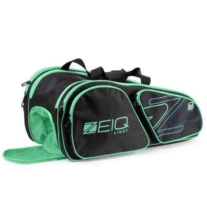 Decathlon | Raqueteira Zeiq Light Preta e Verde Claro