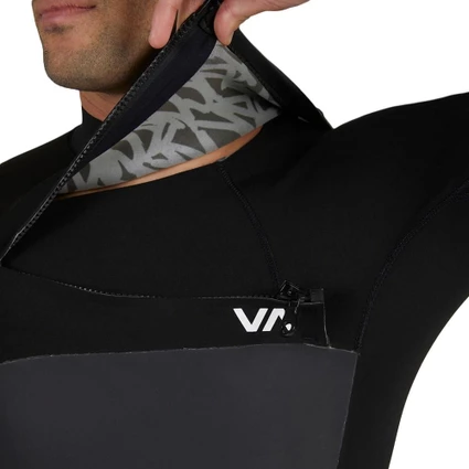 S！新品◆RVCA ウェットスーツ 2/2 BALANCE CHEST ZIP◆ Decathlon | Wetsuit RVCA 3/2 Balance Chest Zip Fullsuit WT23 Black