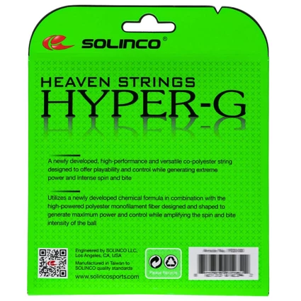 Decathlon | Corda Solinco Hyper G 18 1.15mm Verde - Set Individual