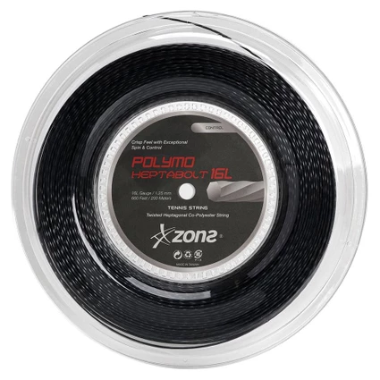 Decathlon | Corda Zons Heptabolt 16L 1.25mm Preta - Rolo com 200