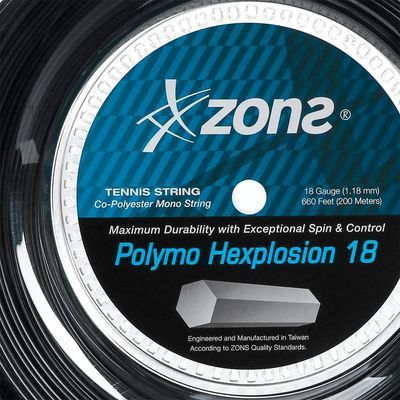 Decathlon | Corda Zons Hexplosion 18L 1.18mm Preta - Rolo com 200