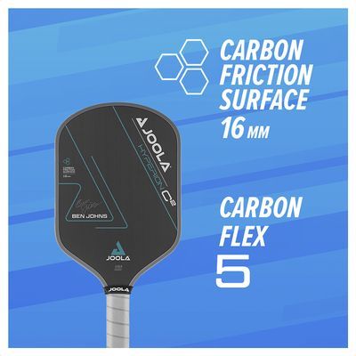 GLOBUS STUA グローバスストゥア ジョン・ガスカJon Gasca Decathlon | Raquete de Pickleball JOOLA Ben Johns Hyperion C2 CFS 16mm