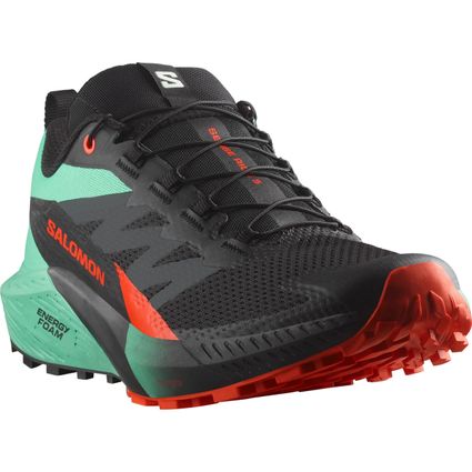 Decathlon | Tênis Masculino Salomon Sense Ride 5 Preto e Verde