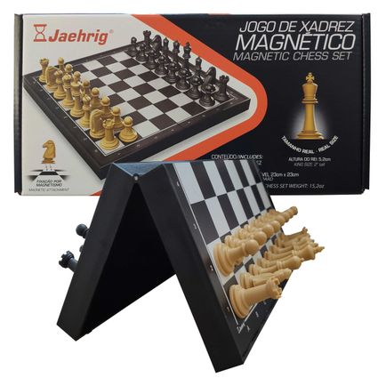 Decathlon | Jogo Xadrez Magnético Portátil e Dobrável - Jaehrig - J038