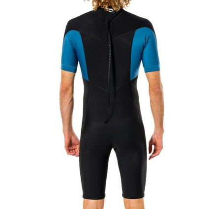 Decathlon | Short John Rip Curl Dawn Patrol 2mm Back Zip Preto/Azul