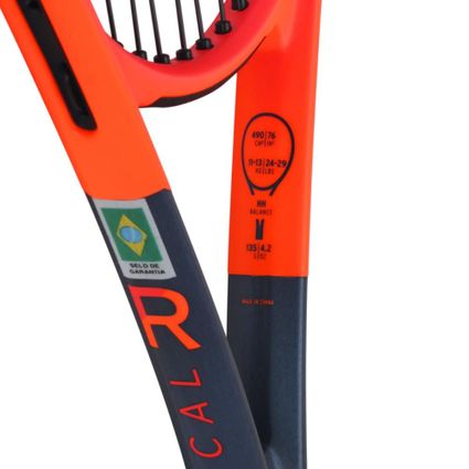 Decathlon | Raquete de Squash Head Radical 135 X Preta e Laranja