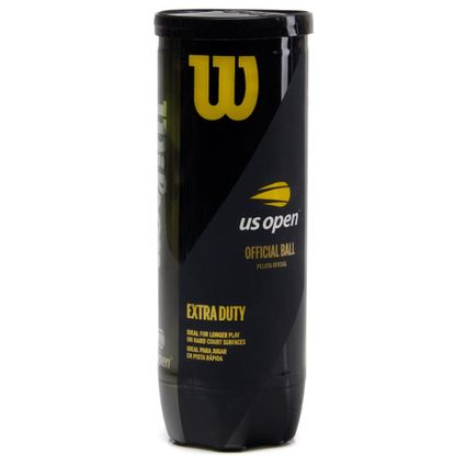 Decathlon | Bola de Tênis Wilson US Open Extra Duty (Tubo com 3 bolas)