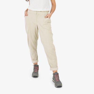 Decathlon | Calça Feminina de Trilha Nh500 Quechua Bege