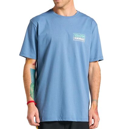 Decathlon | Camiseta Volcom Sunset Delight SM25 Masculina Azul Escuro