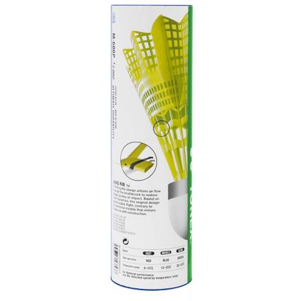 Decathlon | Peteca Yonex Mavis 600 Tubo Com 06 Unidades