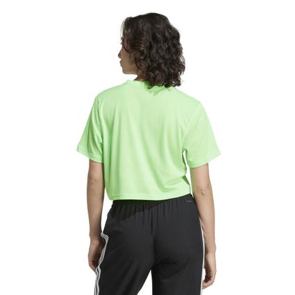 Decathlon | Camiseta de Treino Cropeed Boxy Essentials Adidas Verde