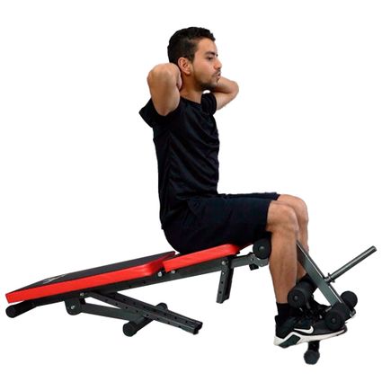 Decathlon | Prancha Abdominal Musculação Multifuncional Regulável