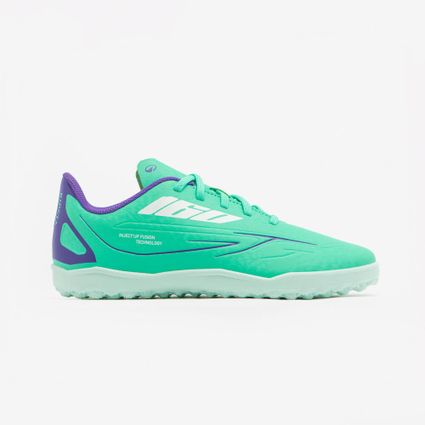 Decathlon | Chuteira Infantil de Society Agility 160 Turf Kipsta Verde