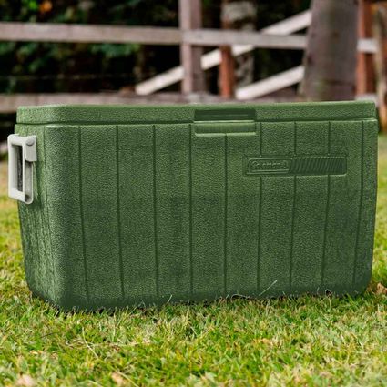 グリーン tops Decathlon | Caixa Térmica 45,4L Adventure All Green Coleman