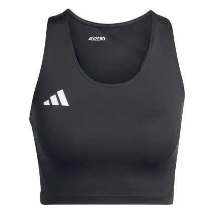 Decathlon | Top Feminino de Corrida Adizero Adidas Preto