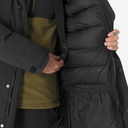 極美品★62,700円 BRIEFING RUSSEL PARKA 黒 メンズM Decathlon | Jaqueta Parka Masculina de Trilha NH900 Plume