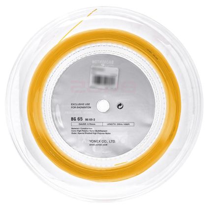 Decathlon | Corda Yonex BG-65 Para Badminton 0.70mm Laranja - Rolo