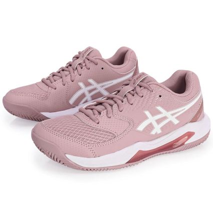 Decathlon | Tênis Asics Gel Dedicate 8 - Clay - Saibro - Rosa e Branco