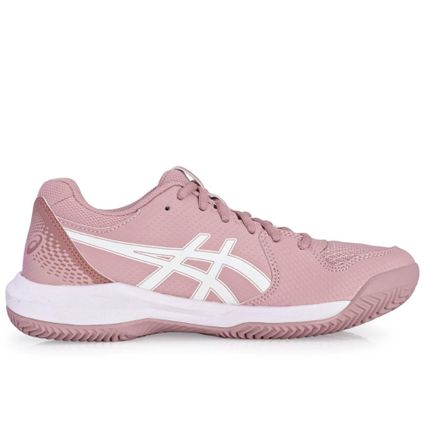 Decathlon | Tênis Asics Gel Dedicate 8 - Clay - Saibro - Rosa e Branco