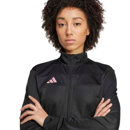 Decathlon | Jaqueta Feminina de Treino Tiro 25 Essentials Adidas Preto