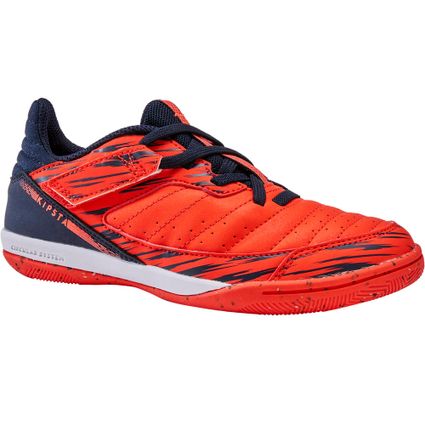 Decathlon | Chuteira de Futsal Infantil Eskudo 500 Laranja