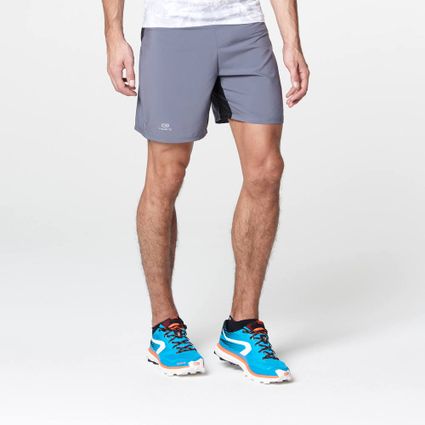 Decathlon | Short masculino de corrida Baggy Trail Kalenji Cinza