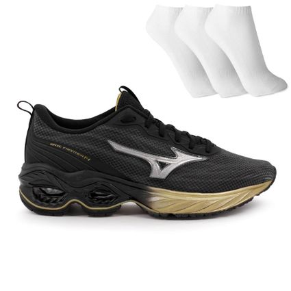 kiyonee7さん3-12-14 Decathlon | Tênis Mizuno Frontier 14 Masculino + 3 Pares de Meias