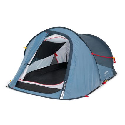 Decathlon | Barraca de Camping 2 Seconds para 2 Pessoas Quechua Azul