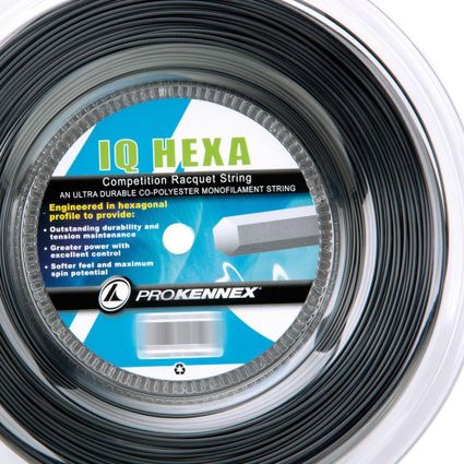 kinn Decathlon | Corda Prokennex IQ Hexa 16L 1.28mm Preta Rolo com 200