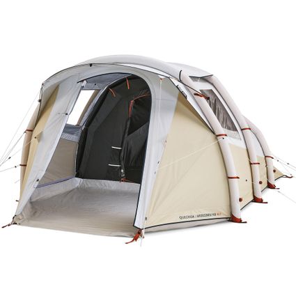 QUECHUA AIR SECONDS 4.1 FRESH&BLACK 美品 Decathlon | Barraca de Camping Air Seconds 4.1 4 Pessoa 1 Quarto