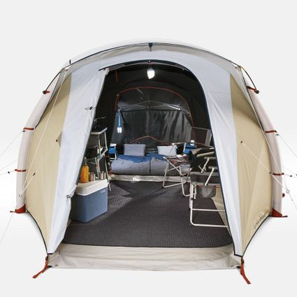 新品 QUECHUA AIR SECONDS 4.1 FRESH&BLACK Decathlon | Barraca de Camping Air Seconds 4.1 4 Pessoa 1 Quarto
