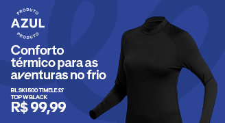 Conforto térmico para as aventuras no frio  BL SKI 500 Timeless  Top W Black por R$ 99,99