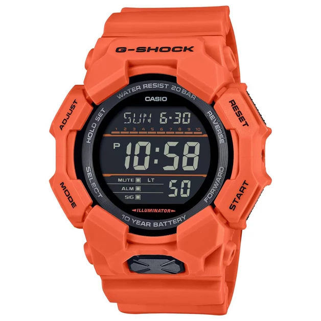 ０５３　CASIO G-SHOCK G-8100　オレンジ　 デジタル腕時計 Decathlon | Relógio G-Shock GD-010-4DR Laranja