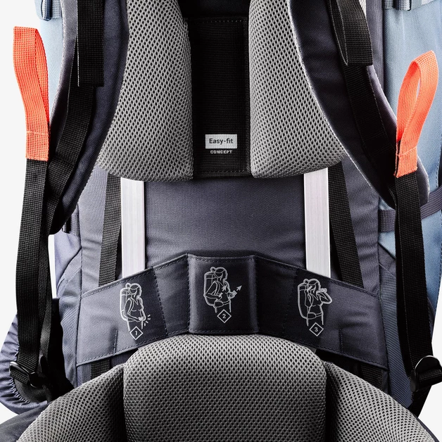 Decathlon | Mochila de Trekking 60l MT100 Easyfit Simond Azul