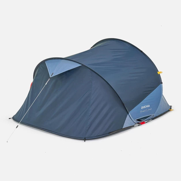 Decathlon | Barraca de Camping 2 Seconds para 2 Pessoas Quechua Azul