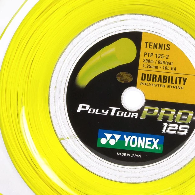 Decathlon | Corda Yonex Polytour Pro 16L 1.25mm Amarela Rolo com