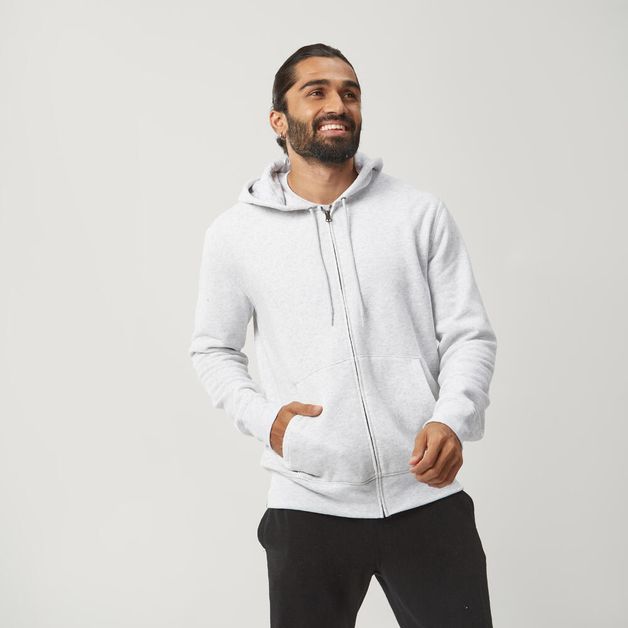 Sweat hood zip 500 ess, 3xl (chest 52") Cinza M
