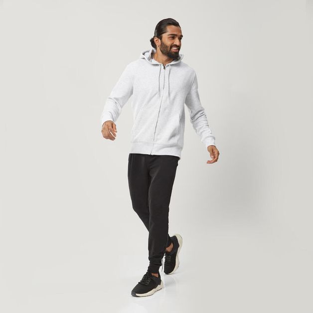 Sweat hood zip 500 ess, 3xl (chest 52") Cinza M