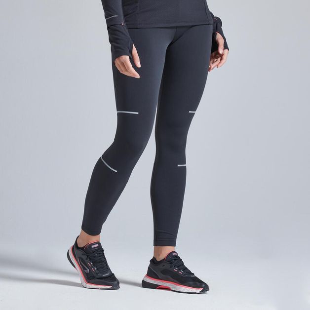 Legging-de-corrida-Feminina-Warm-Light-preto-P