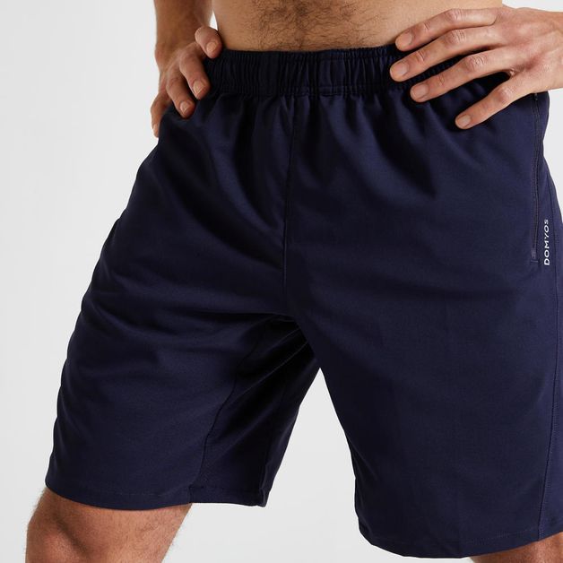 Shorts Masculino de Academia, azul-marinho, M