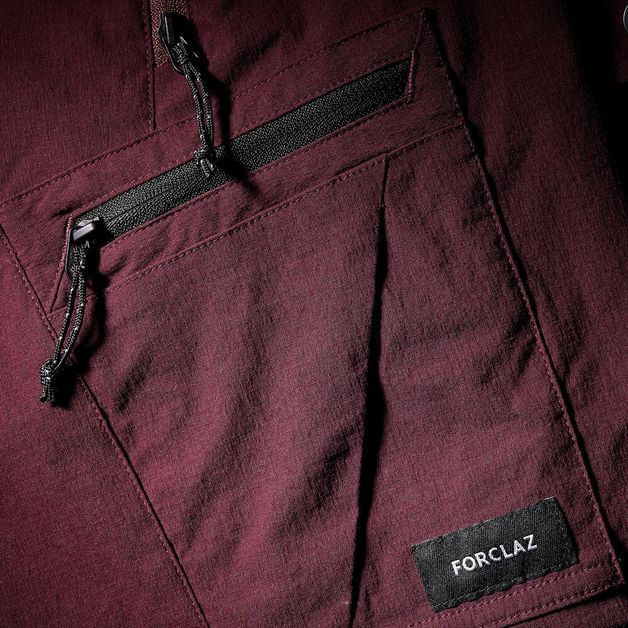 Short Feminino de Trekking M500 Forclaz, roxo, 36 - 8789877