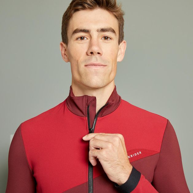 Mtb jersey long sleeve xc red grey, 2xl GG