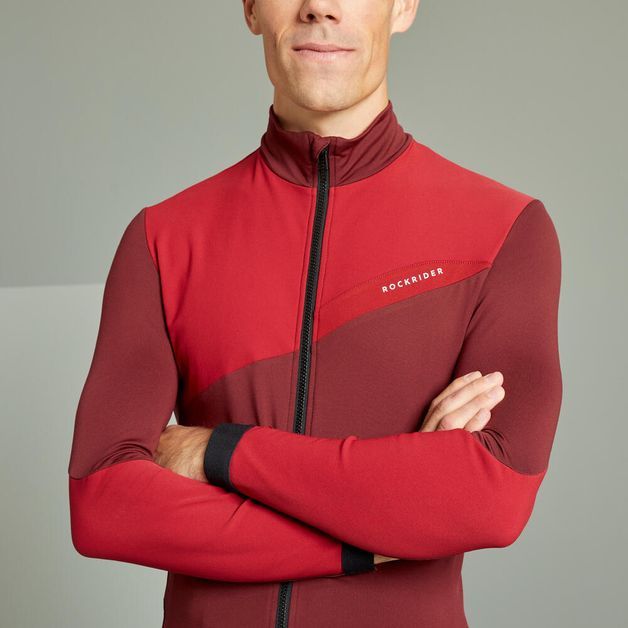 Mtb jersey long sleeve xc red grey, 2xl GG