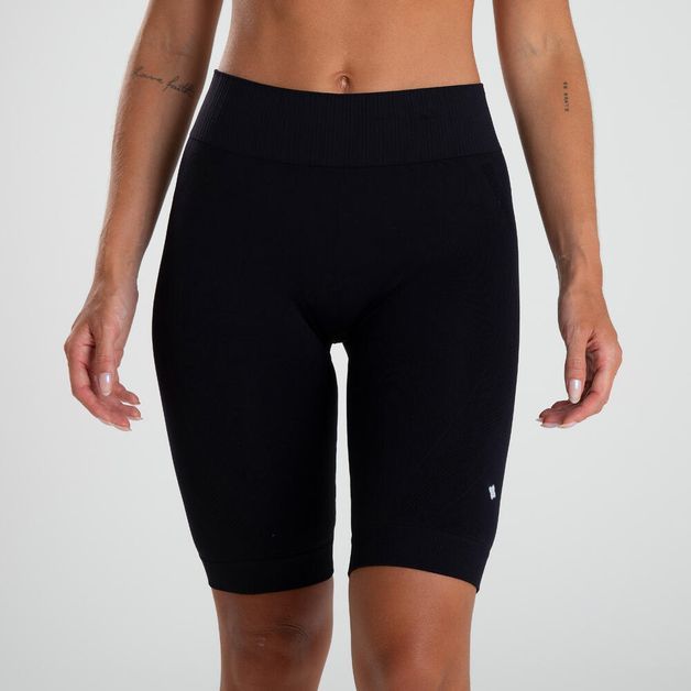 *BERMUDA SEAMLESS PRETA NEW, XL