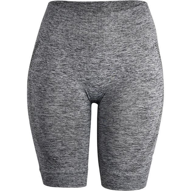 *BERMUDA SEAMLESS CINZA MESCLA, M