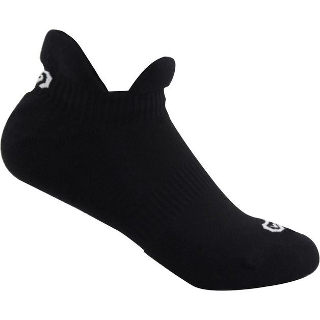 Meia de corrida Comfort Invisible, preto, 33/36 BR