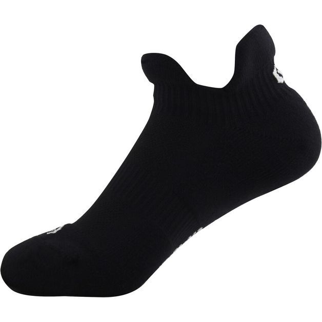 Meia de corrida Comfort Invisible, preto, 33/36 BR
